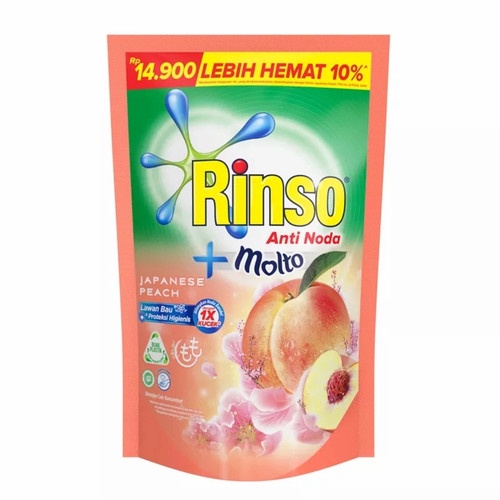 rinso molto liquid detergent 565/750ml