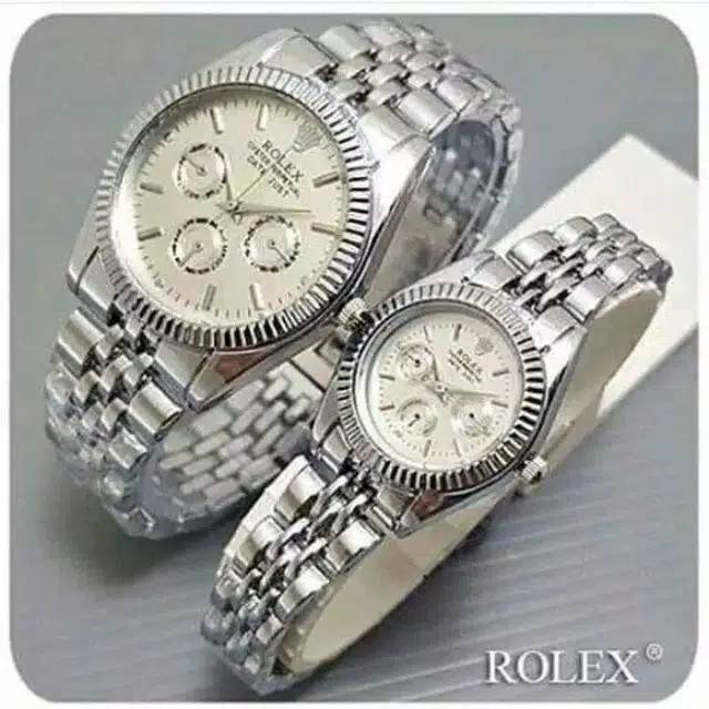JAM TANGAN ROLEX COUPEL Jam tangan sepasang rolex FREE BOX