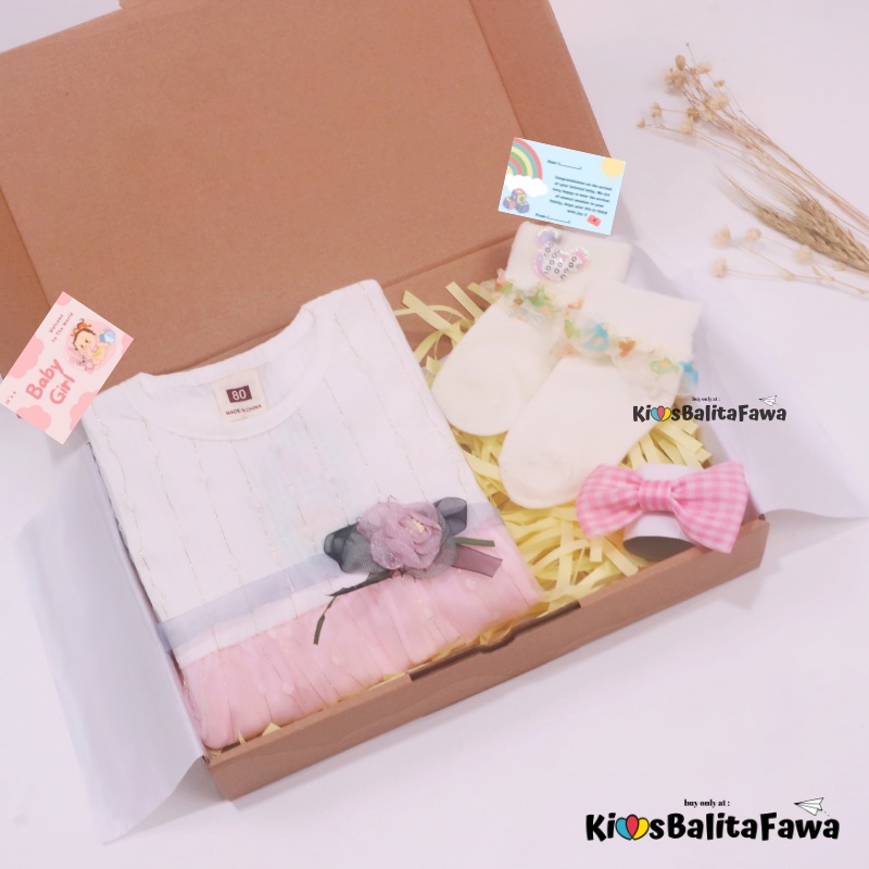 [DAISY] Hampers Baby Girl 0-36 Bulan / Kado Lahiran Hadiah Bayi Perempuan Bulan New Born Gift Dress