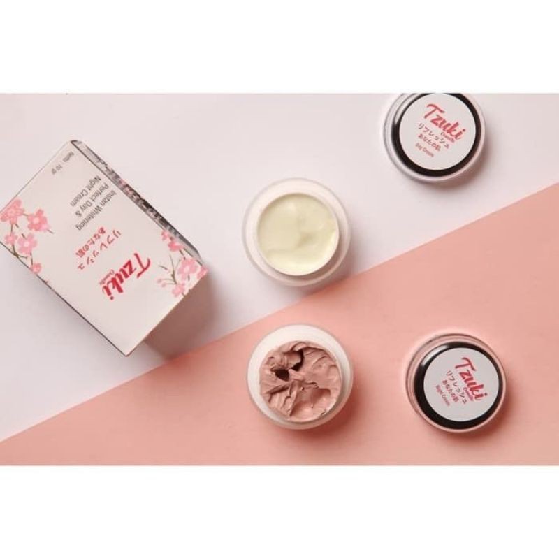 Cream Tzuki Krim Suki Crem Shuki Paket Cream Pemutih Wajah Aman Original BPOM