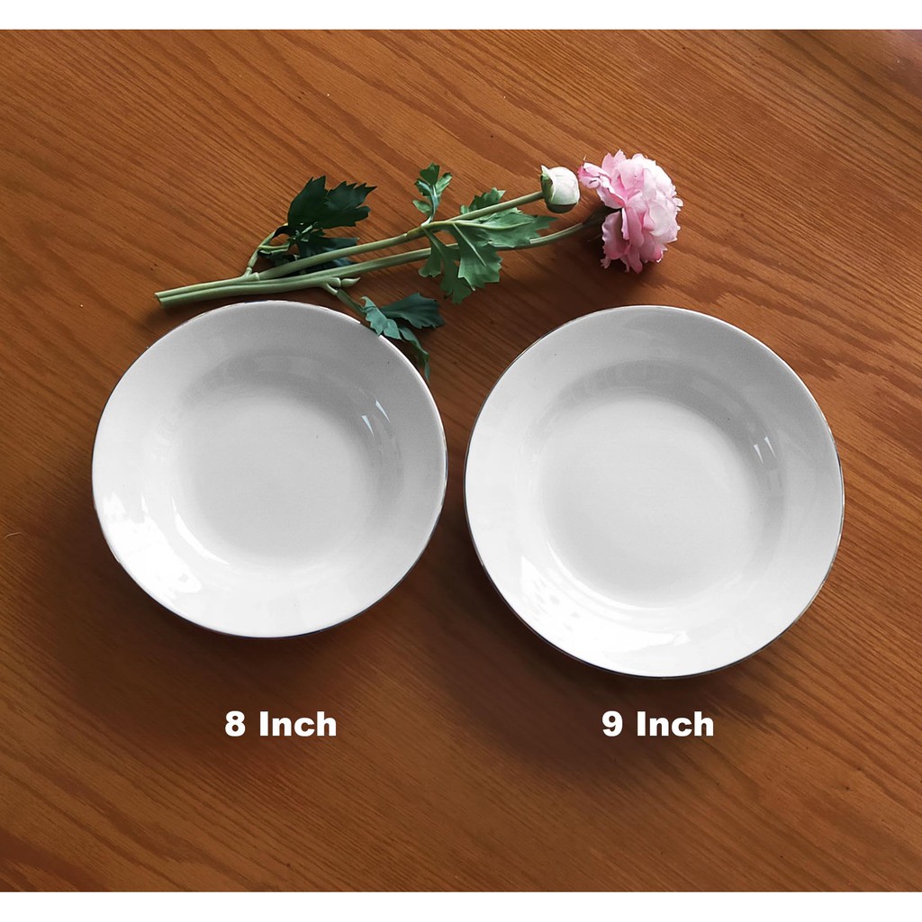 Piring Makan Keramik 1/2 lusin