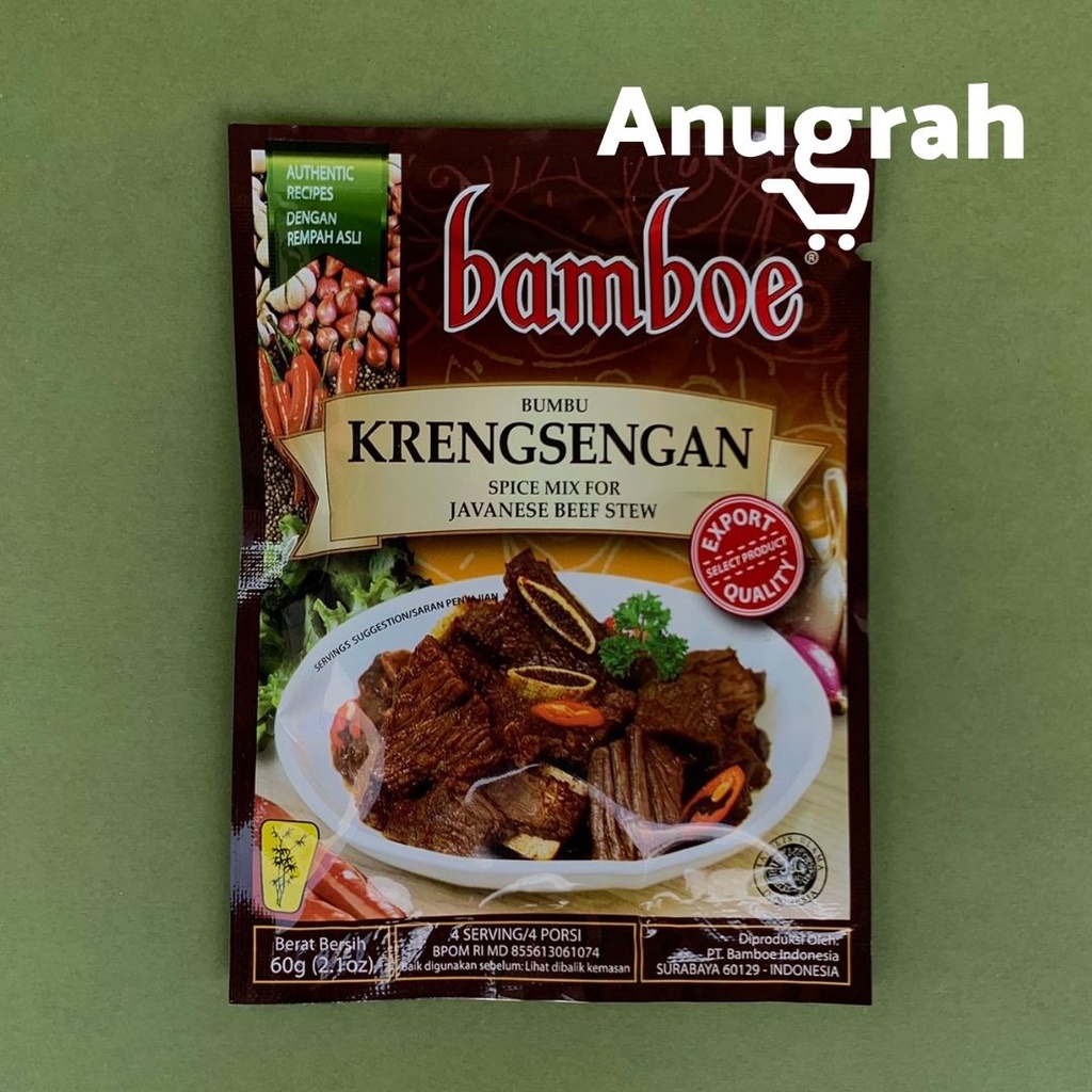 

Bamboe Bumbu Instant Masak Krengsengan 60gr