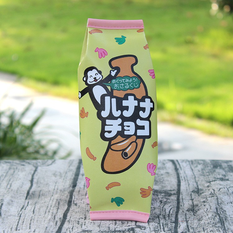 ANEKAGROSIR | TEMPAT PENSIL MILKY - TEMPAT SIMPAN PENSIL DAN PENA - TEMPAT ALAT TULIS - SUSU-BANANA