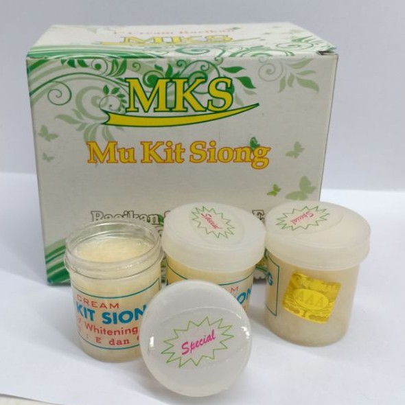 CREAM PEMUTIH MKS ( MU KIT SIONG ) MALAM / 12.pc