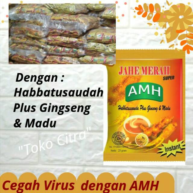 JAHE MERAH AMH (Amanah )  Bubuk / Instan