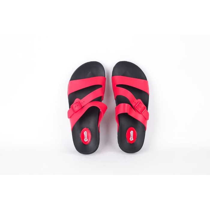 Dijual Sandal Selop Wanita Yumeida 7121   Merah  36 Diskon