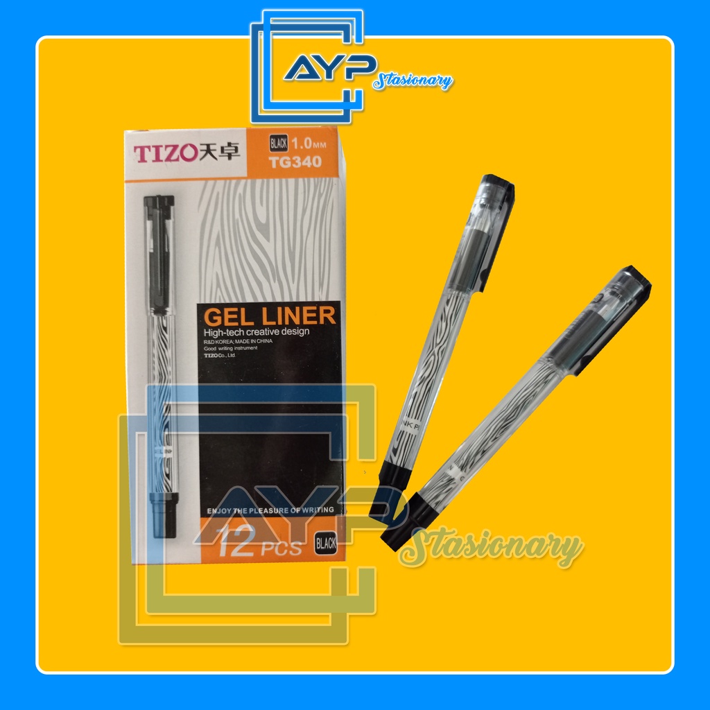 

PULPEN TIZO TG340 GEL LINER 1PACK = 12PCS