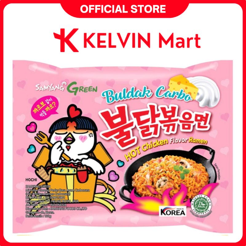 

Mie Instant Samyang Hot Chicken Ramen Carbonara 130g | KELVIN Mart
