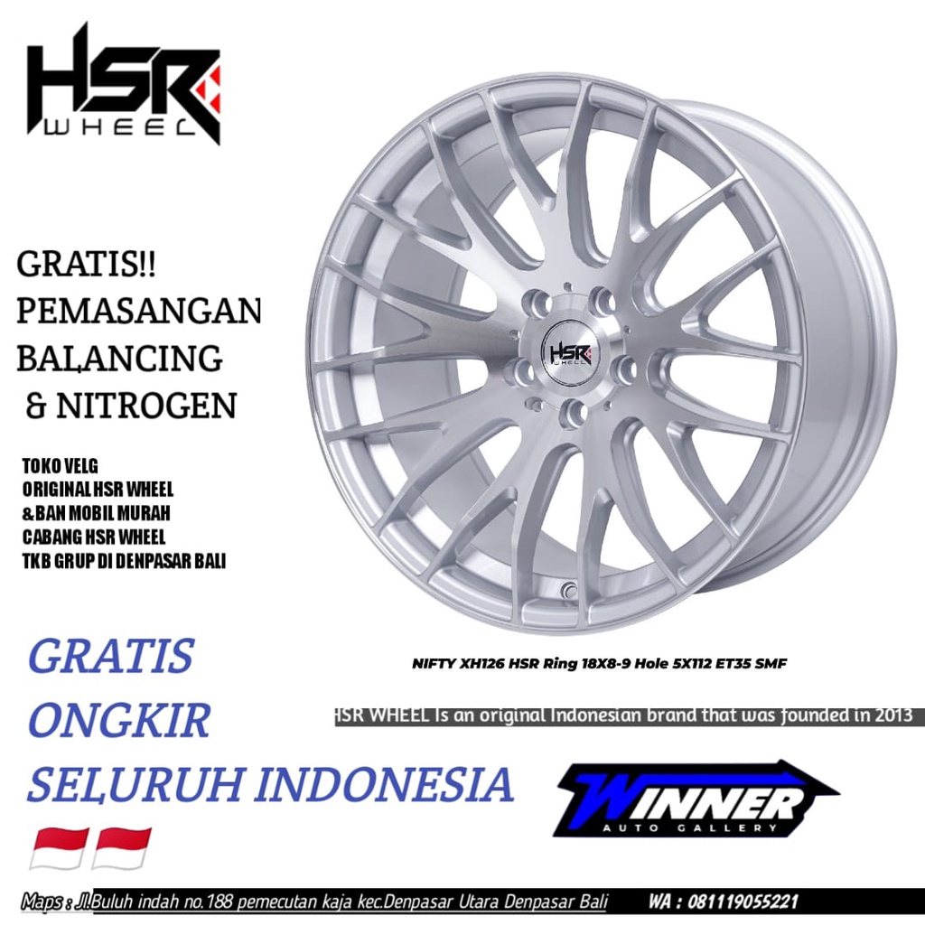 Velg Mobil VW Golf Mercy Audi RS Ring 18 Velg Concave - HSR Nifty