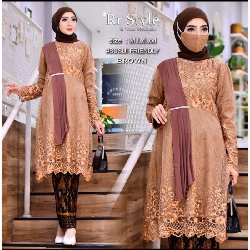 S.E>>[COD] Realpict SET TUNIK SELENDANG - SETELAN KEBAYA MODERN - KEBAYA WISUDA - KEBAYA PESTA - FRE