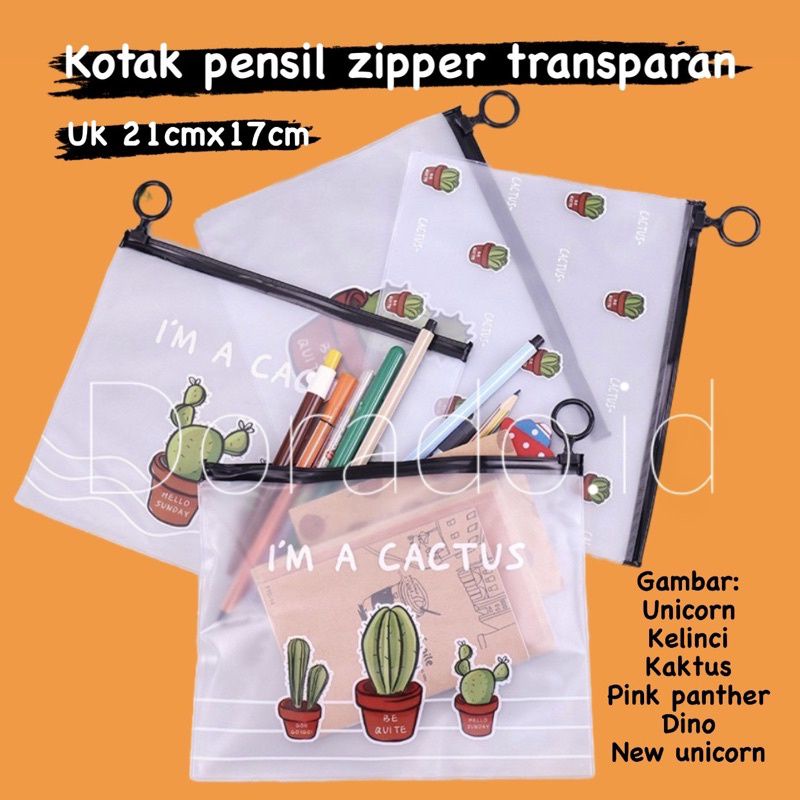 

Kotak pensil unicorn pink panther lucu