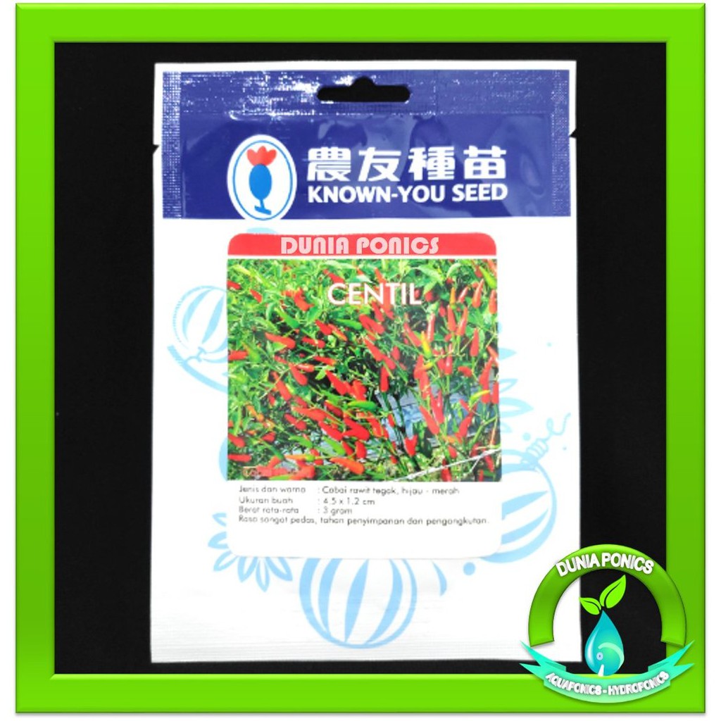 Benih Bibit Cabai Cabe Rawit CENTIL Known You Seed 100 Butir See