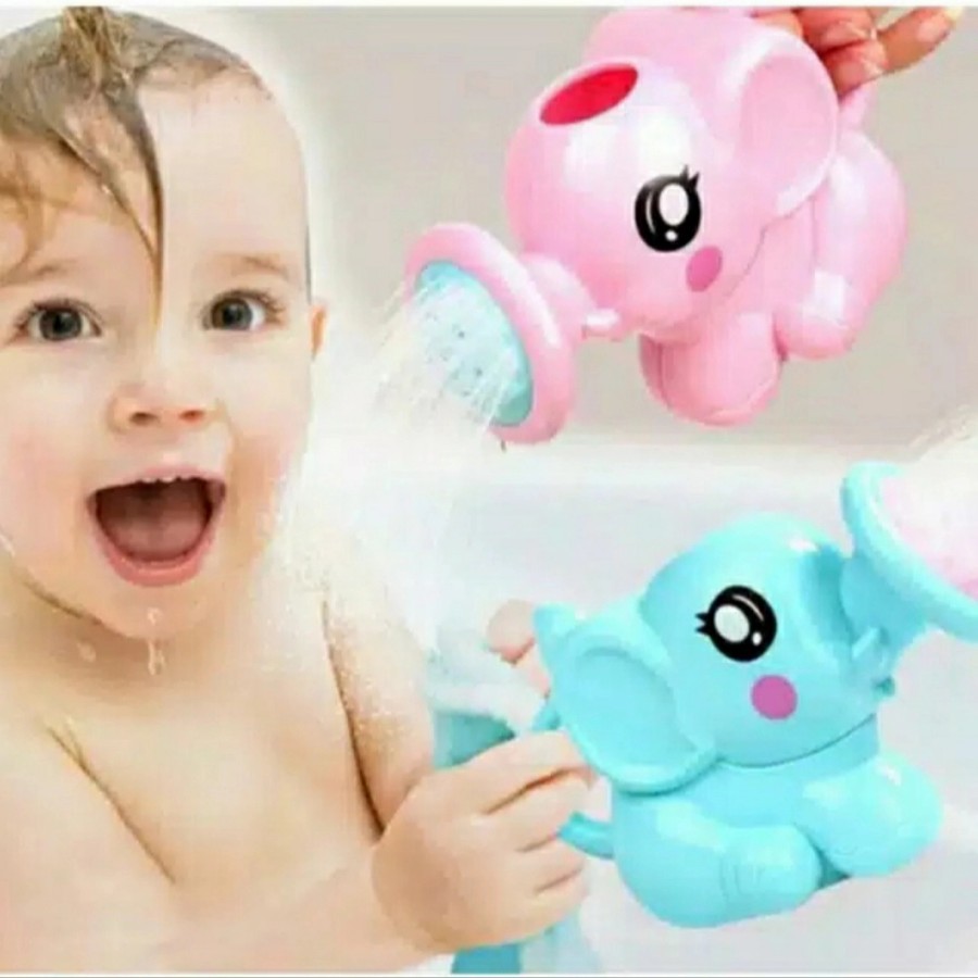 Mainan Mandi Bayi - Elephant Shower - Baby Bath Toy