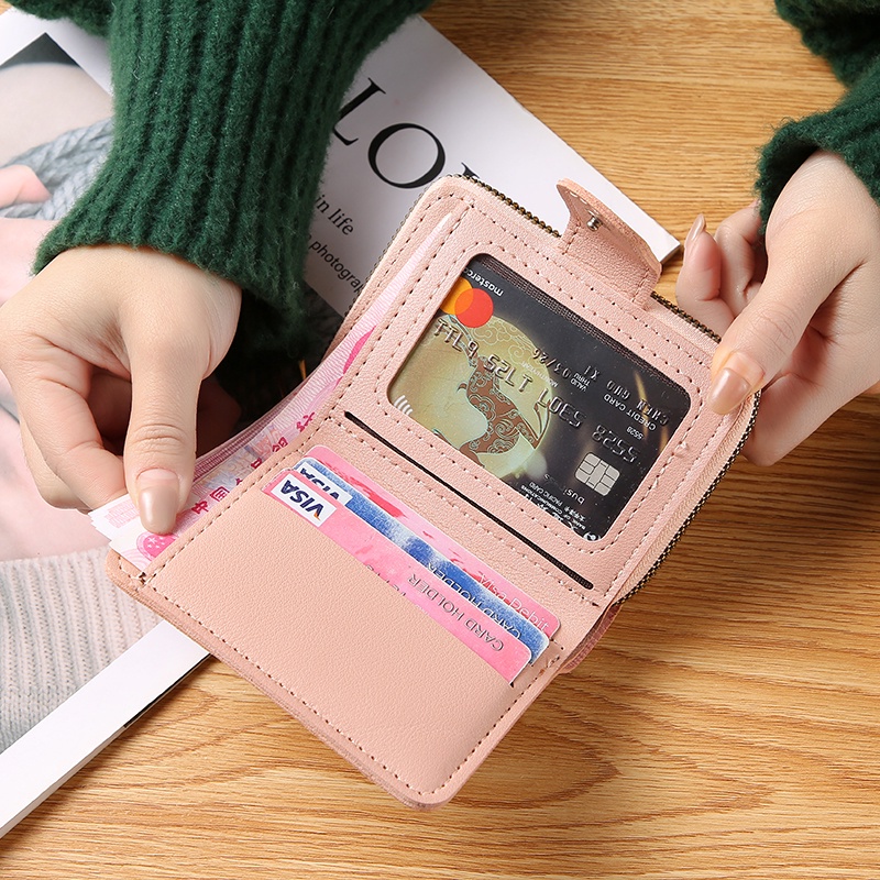 KeiKeiWD818 Dompet Lipat Wanita Fashion Korea