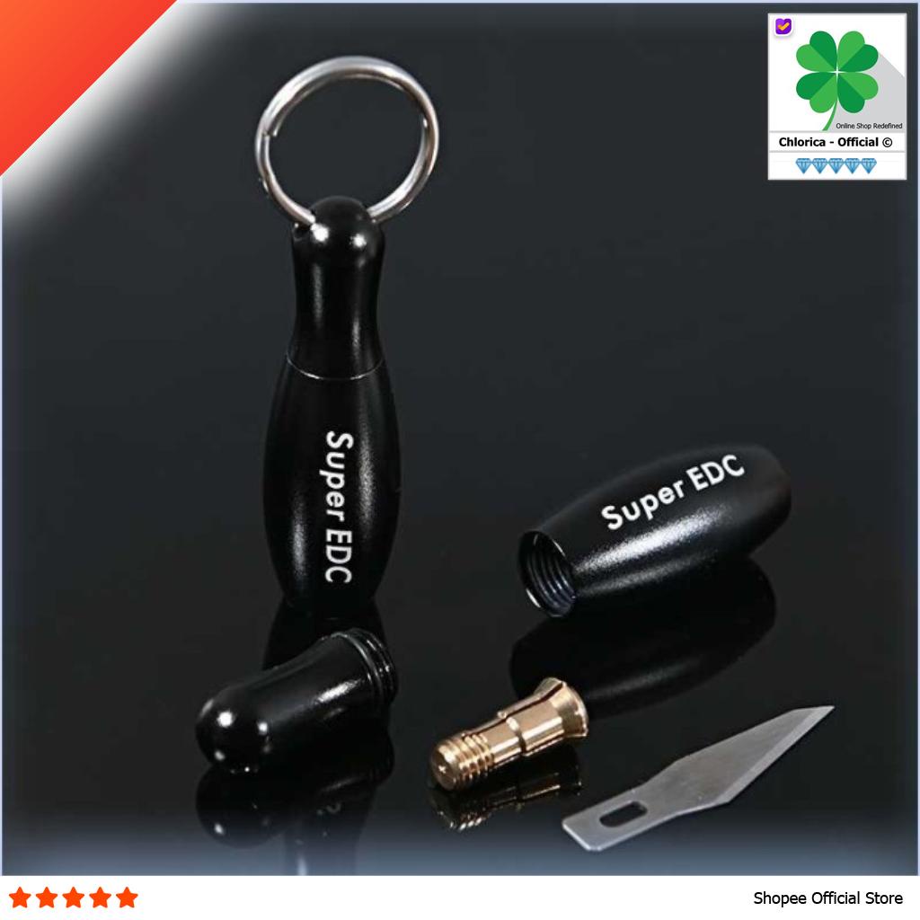 Tegoni Pisau Cutter Mini Folding Pocket Blade Knife - EO275