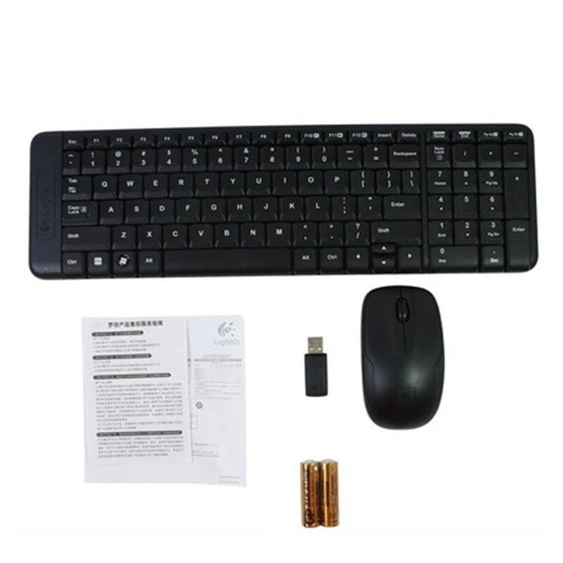 KEYBOARD PLUS MOUSE WIRELESS LOGITECH COMBO MK220