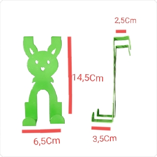 Gantungan Barang di Pintu Sekat Tanpa Paku MOTIF RABBIT Gantungan Barang di Pintu Sekat Tanpa Paku MOTIF RABBIT