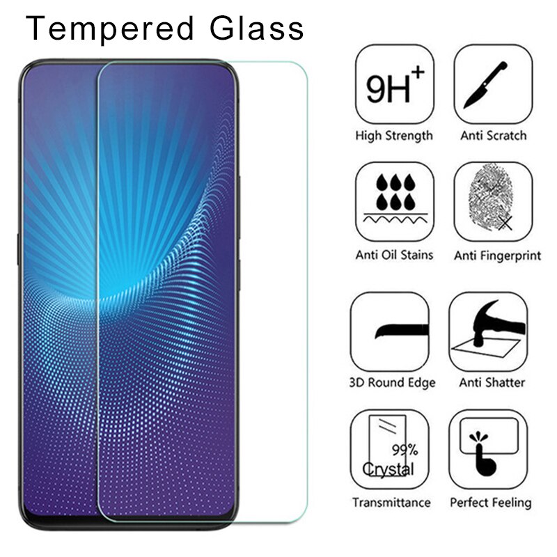 Tempered Glass Pelindung Layar Vivo S7 V17 V19 Neo V15 V17 Pro V9 V11i Z3i V11