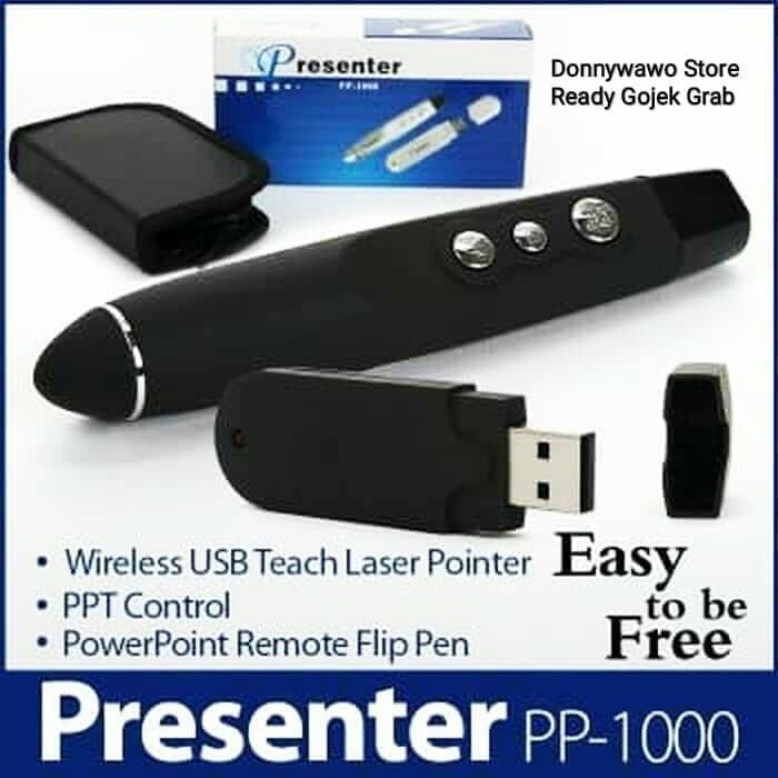 

Premium Presenter Laser Pointer Wireless Pp1000 Presentasi Kualitas Bagus