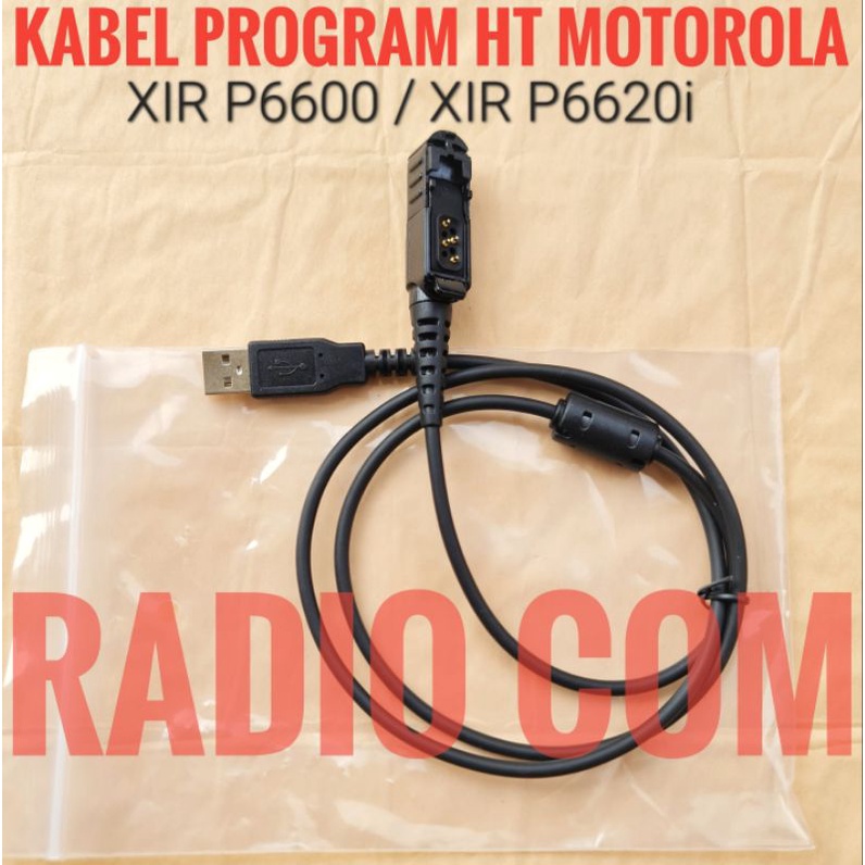 KABEL PROGRAM HT MOTOROLA XIR P6620i P6620 P6600 KABEL DATA HT MOTOROLA P6620i P6600 USB PORT