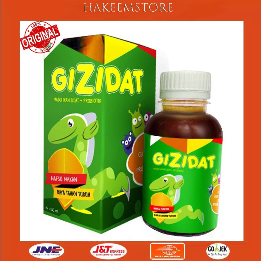 Gizidat Original Vitamin Penambah Nafsu Makan Anak Madu Penggemuk Berat Badan Bayi Gemuk Sehat