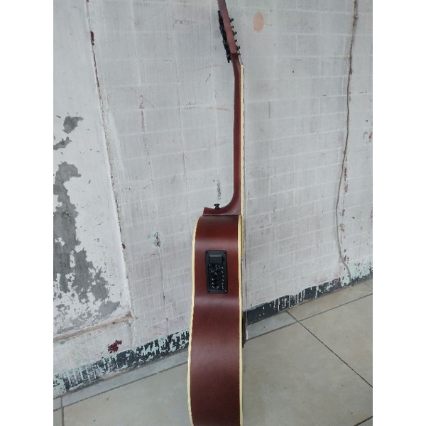 GITAR AKUSTIK ELEKTRIK TAYYLOR Custom GRATIS KABEL JACK &amp;  PACKING KAYU