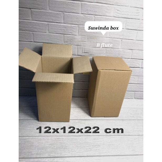 

Kardus karton uk. 12x12x22 cm Kotak Box ST untuk packing Souvenir -dll