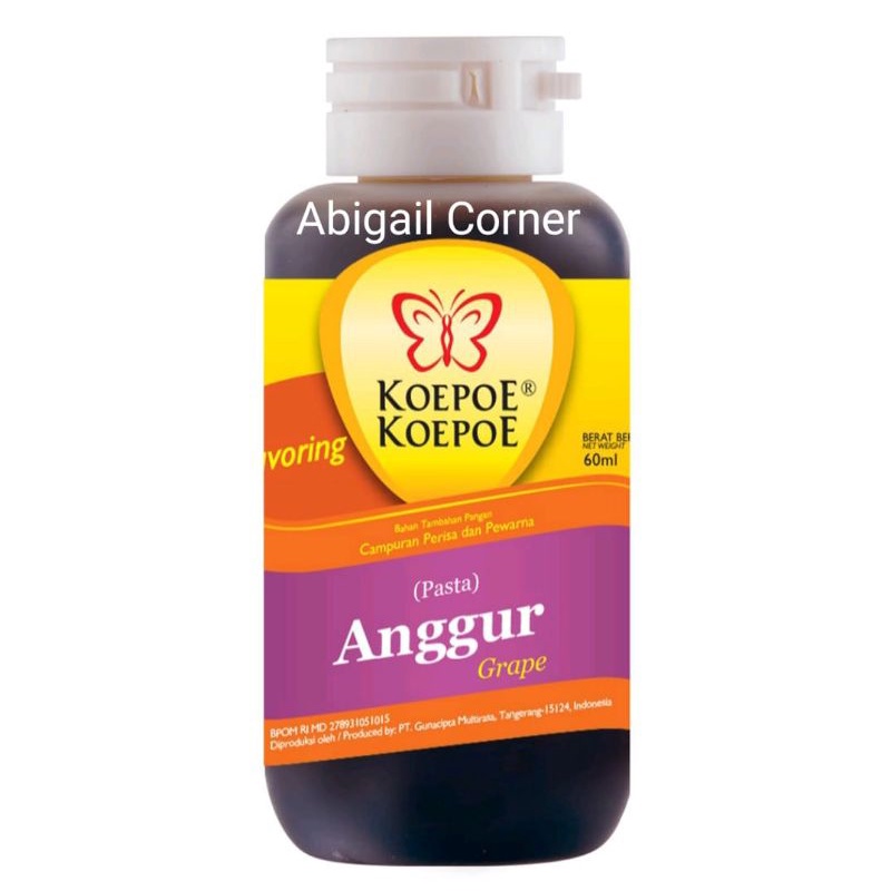 

Abigailcorner - Koepoe Koepoe | Pasta Anggur (60 ml)