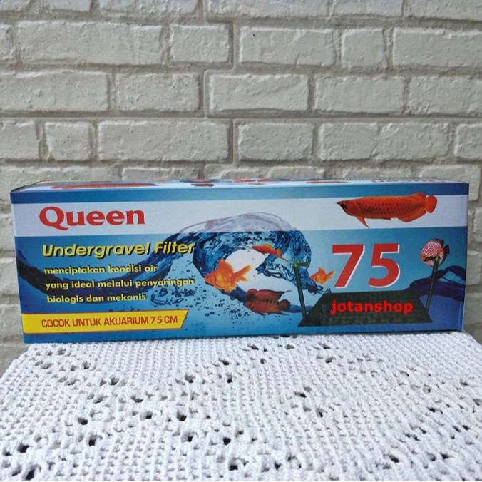 QUEEN 75 cm undergravel under gravel filter aquarium aquascape 75cm