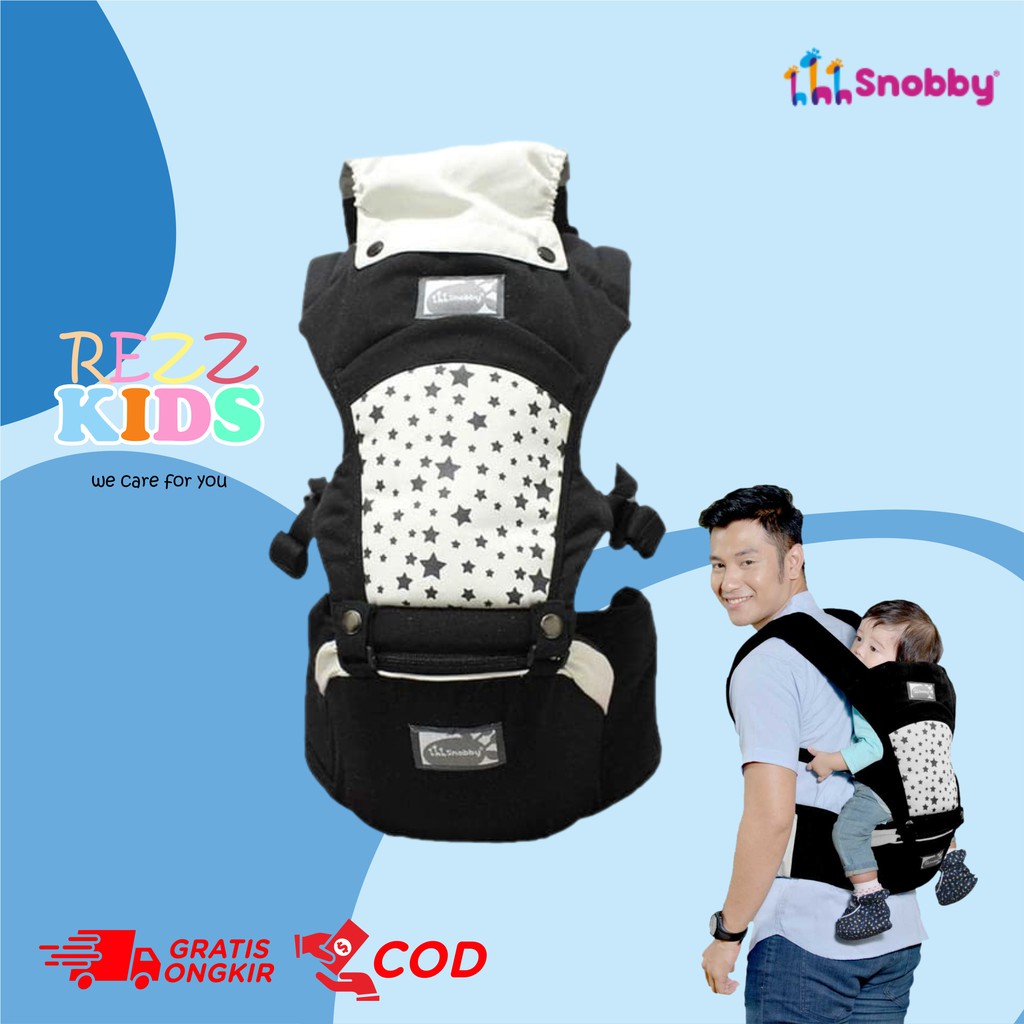 Gendongan Bayi Depan Instan Hipset 6 Posisi Baby Carrier Gendongan Kangguru RZ133-1