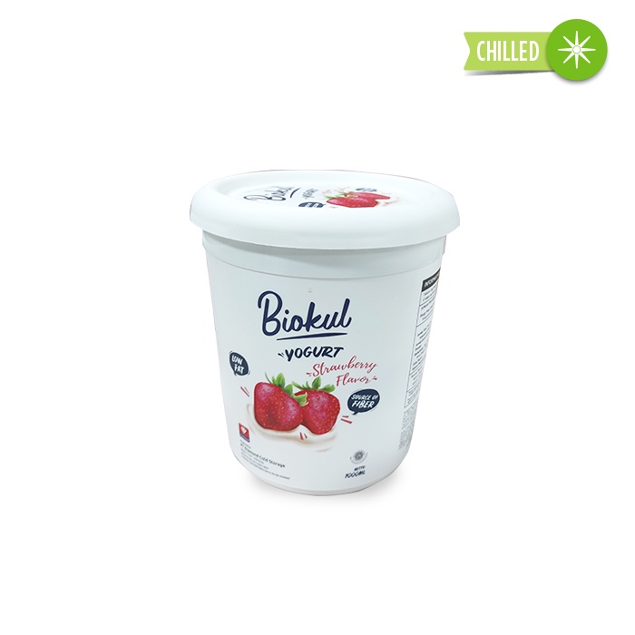 Biokul Stirred Yogurt Strawberry 1000ml