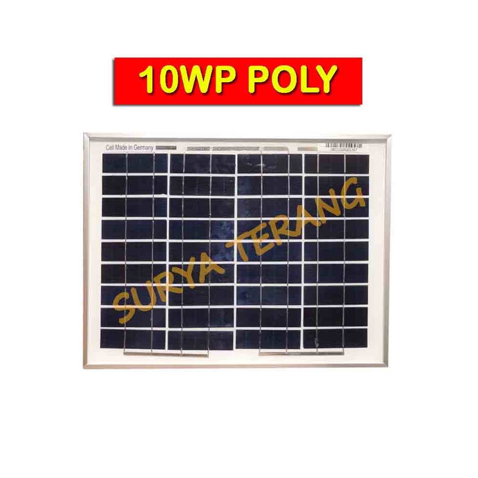 Solar Panel 10wp Poly Panel Surya 10wp Polycrsytalline