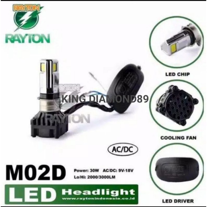 Lampu LED Rtd Rayton Original Lapu motor Led RTD Rayton Original Ready 6.sisi &amp; 3.sisi Best Quality