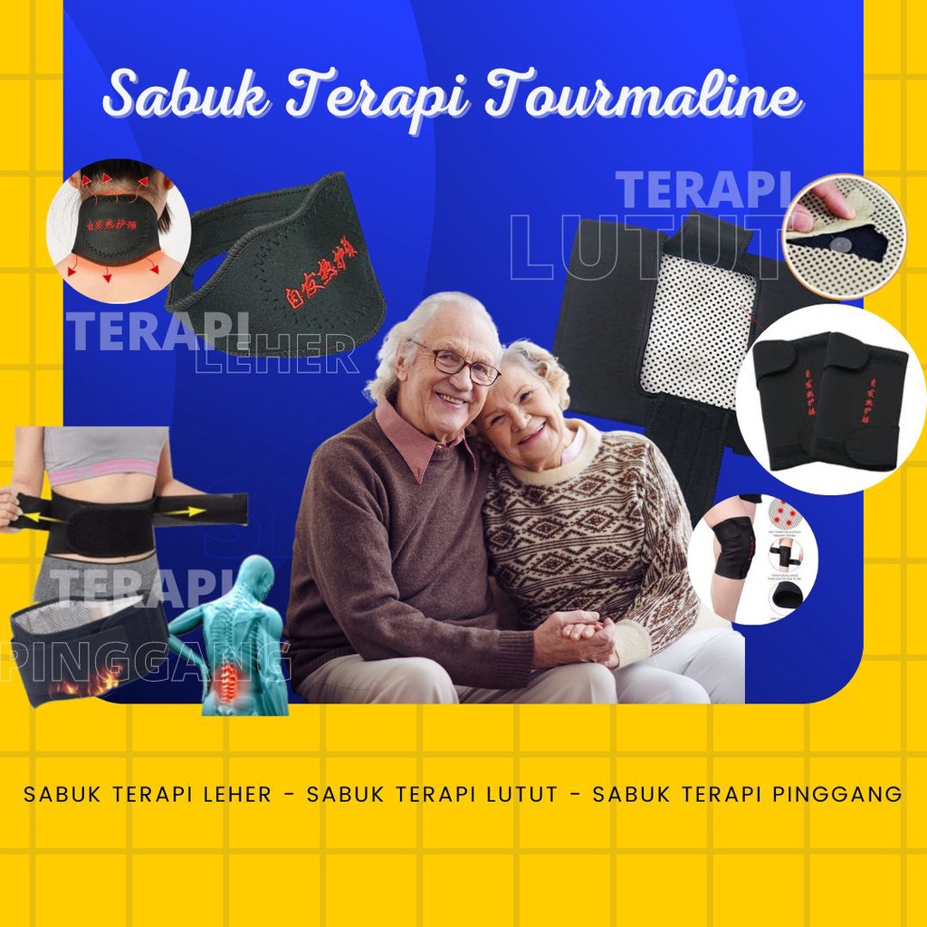 Sabuk Lutut Terapi Pemanas Lutut Tourmaline Magnetic Theraphy Self Heating Knee Pad All Size Original Alat Terapi Kesehatan Penghilang Sakit Nyeri Sendi Lutut Sabuk Terapi Kesehatan Lutut Sepasang Kanan Kiri