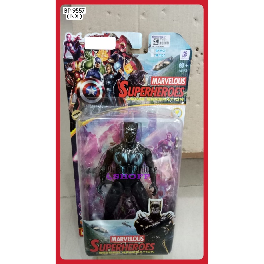 MAINAN ANAK LAKI LAKI ROBOT MARVELOUS SUPERHEROES BP9557 MAINAN FIGURE