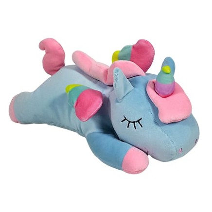 Boneka kuda pony unicorn LY RAINBOW UNICORN 43cm guling anak istana boneka halus lembut