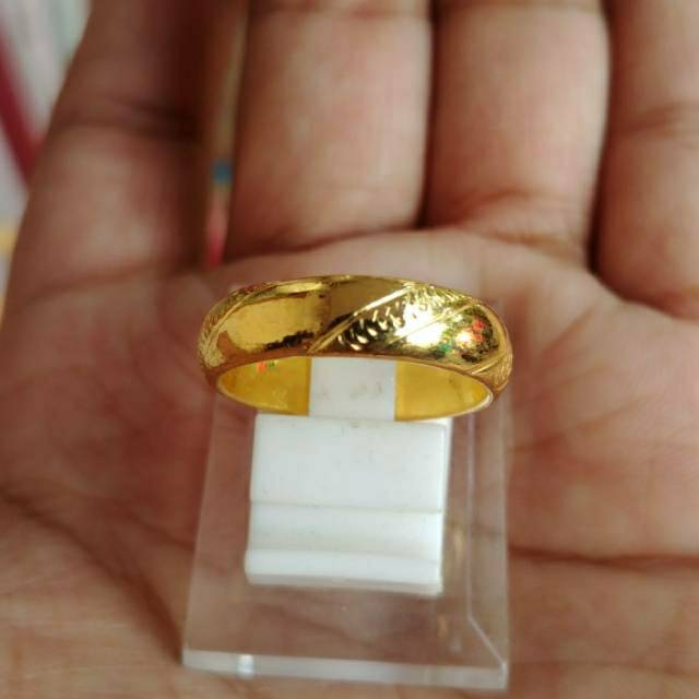 Cicin Polos Couple Kawin 5 Gram Emas 24k London 99 9 Shopee Indonesia