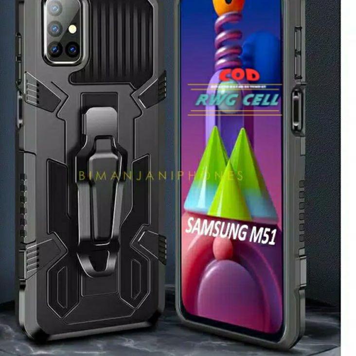 KVT Samsung Galaxy A32 A52 A72 M51 New Hard Case Belt Clip Robot Transfomer Hybrid Soft Leather Stan