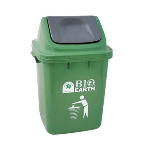 Tempat Sampah Goyang 44 Liter Green Leaf 206 Bio Earth Kotak Dapur Dust Bin Tong Gentong Plastik