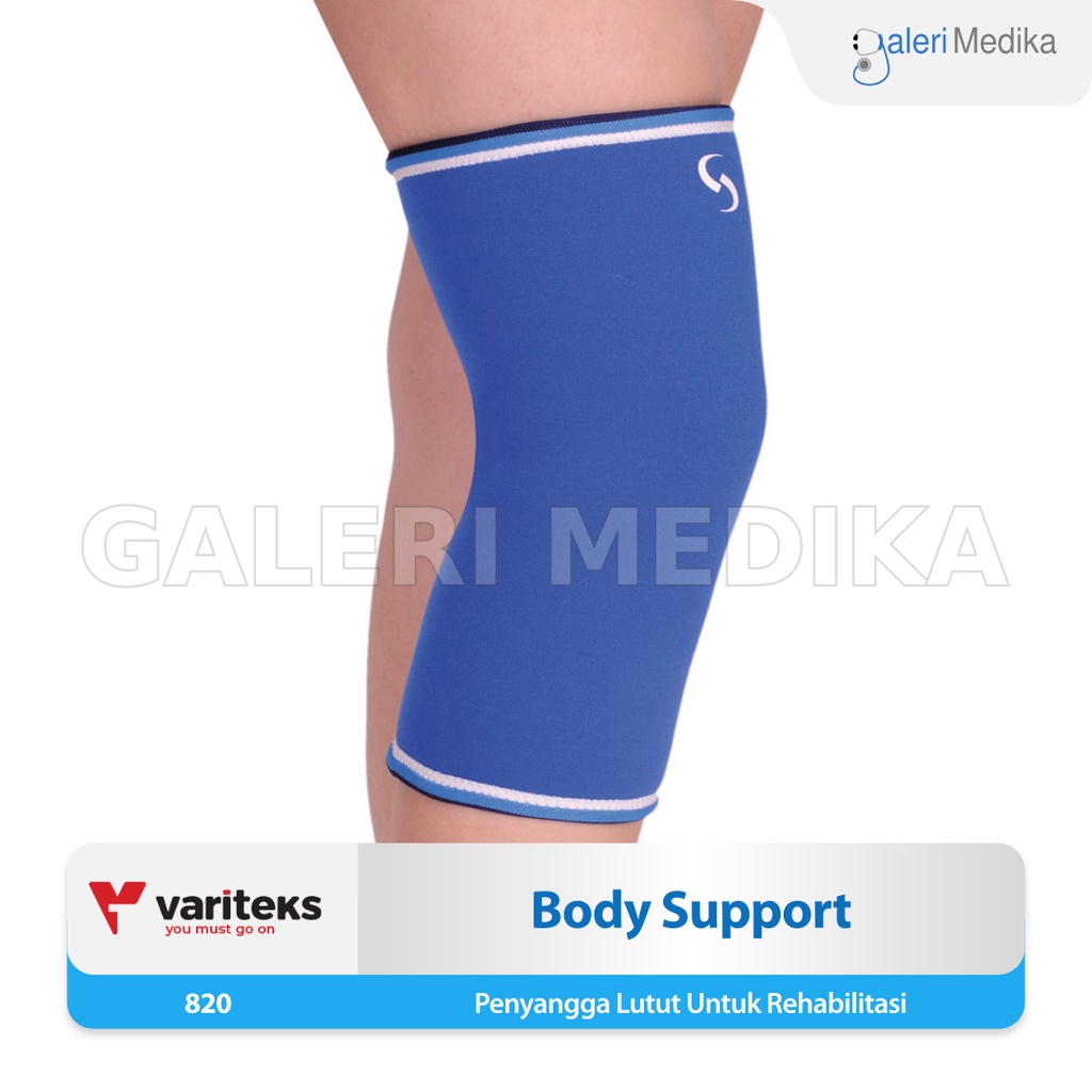 Variteks 820 Closed Knee Support Untuk Rehabilitasi Paska Operasi / Cidera