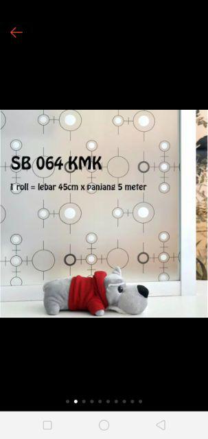 Gm V7 Stiker Kaca Uk.45cm X 5m Sb 064 016 040 035 018 147 153 109 174 Sticker Kaca Sanblast