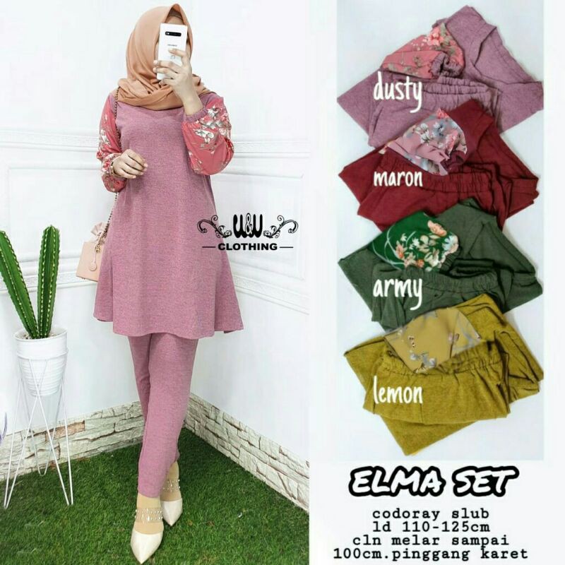 ELMA SET // SETELAN KAOS IMPORT