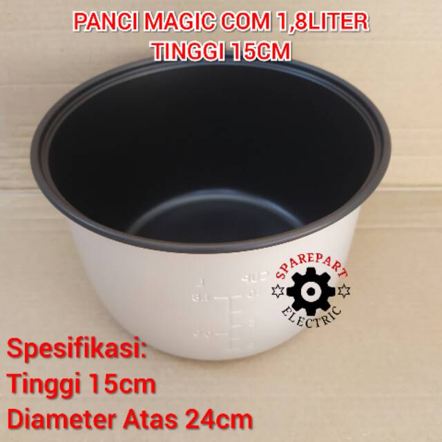 PANCI MAGIC COM - RICE COOKER UKURAN 1,8 LITER TINGGI 15CM