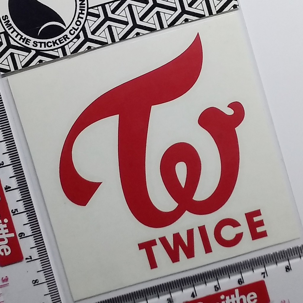 Stiker Twice Logo v.2 Cutting Sticker untuk aksesoris Motor Mobil