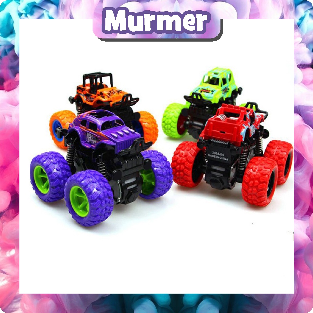 MurmerOfficial Mainan Mobil Anak Monster Zap Jip Off Road 4 Drive Inertial Bigfoot Mini Car Monster Truck T001