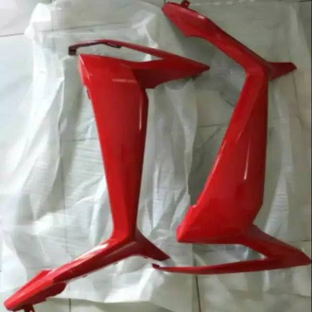 Sayap luar honda supra x 125 fi kanan kiri/warna merah