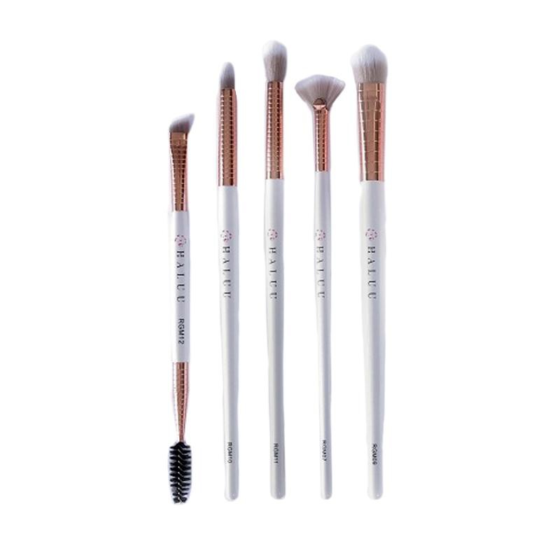 Haluu Essentials All Eye On Me Set (5 pcs)  - Eye Brush/Kuas Makeup Mata/Kuas Makeup