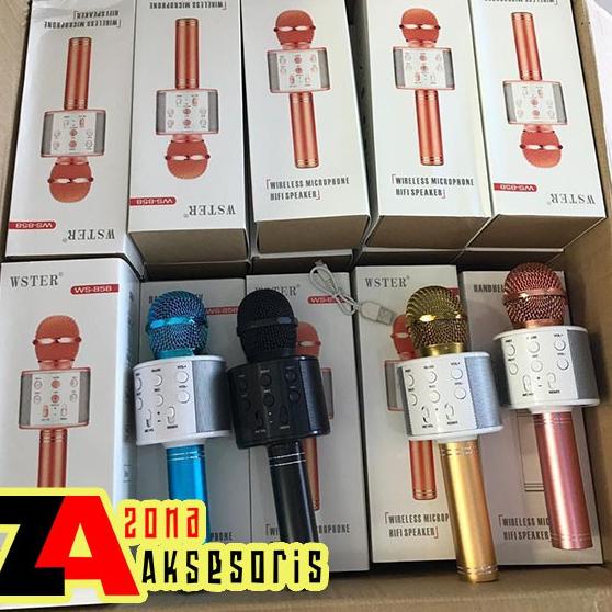 ♫ WS-858 - MIC SMULE Karaoke WS858 / MICROPHONE WS-858 ♀