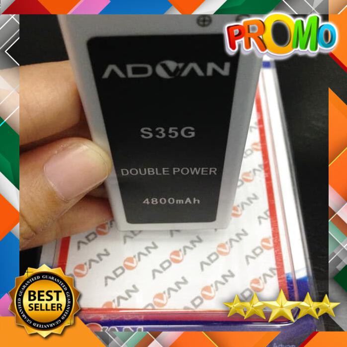 BATERAI ADVAN S35G BP 35AT BP 35AH 4800MAH DOUBLE POWER