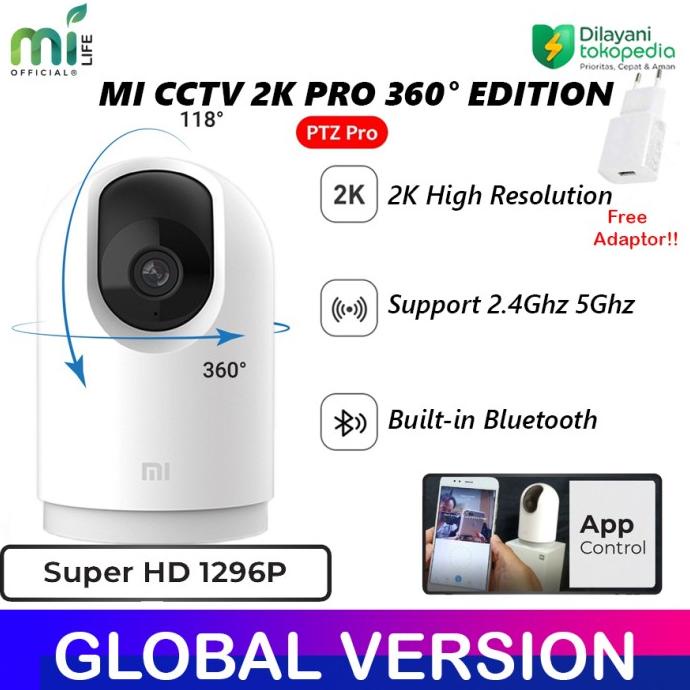 MI SMART CAMERA 2K PRO 360 CCTV RUMAH 1296P PTZ PRO HOME SECURITY